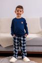 Pijama Infantil Xadrez em Suede