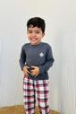 Pijama Infantil Xadrez em Suede