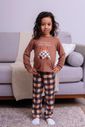 Pijama Infantil em Suede Canelado 