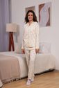 Pijama Americano Estampado em Viscose