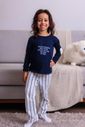Pijama Infantil Unissex em Algodão Cotovelo Pelúciado 