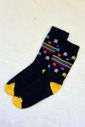 Meia Cano Alto Estampada Infantil