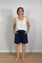 Conjunto Regata e Bermudao em Algodão