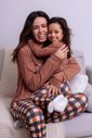 Pijama Infantil em Suede Canelado 
