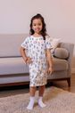 Camisetão Infantil em Algodão com Estampa para Colorir