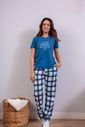 Pijama Feminino Meia Estação em Algodão 