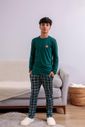 Pijama Infantil Xadrez em Suede