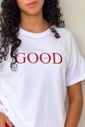 Pijama Feminino Infantil Familia Good Vibes em Algodão