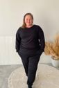 Conjunto Suede Inverno Plus Size