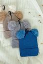 Touca Gorro Tricot Forrado Adulto e Infantil