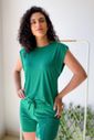 Conjunto Feminino  Manga Muscle em Viscolycra