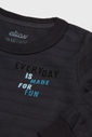 Camiseta Elian Infantil Lettering Grafite Camiseta Elian Infantil Lettering Grafite