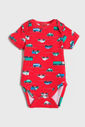 Body Kyly Infantil Carrinhos Vermelho