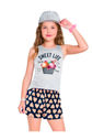 Conjunto Infantil Feminino Blusa + Short Conjunto Infantil Feminino Blusa + Short