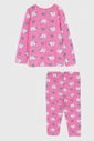 Pijama Kyly Longo Infantil Full Print Rosa Pijama Kyly Longo Infantil Full Print Rosa