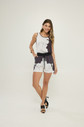 Shorts Floral Bicolor