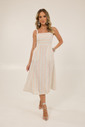 Vestido Midi Listrado Vestido Midi Listrado