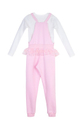 Conjunto macacão urso bailarina