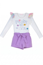 Conjunto magical bordado com shorts