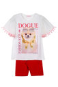 Conjunto Dogue com legging ciclista