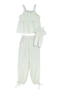 Conjunto corações viscose
