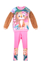 Conjunto leopardo felpado