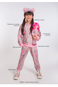 Conjunto animal print rosas