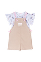 Conjunto jardineira Cats