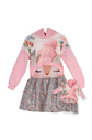 Conjunto esquilo com saia