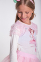 Conjunto ballet tutu com pompom