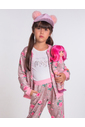 Conjunto animal print rosas