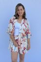 Conjunto - Kimono e short floral color Conjunto - Kimono e short floral color