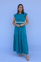 Vestido de amamentação Muscle tee - Báltico