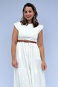 Vestido de amamentação Muscle tee - Off White
