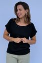 Blusa de amamentação viscolinho Aurora - preta Blusa de amamentação viscolinho Aurora - preta