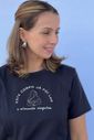 Camiseta de amamentação preta - Este corpo já foi lar Camiseta de amamentação preta - Este corpo já foi lar