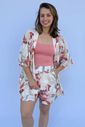 Conjunto - Kimono e short floral color Conjunto - Kimono e short floral color