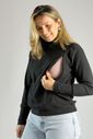 Blusa de amamentação Alice - Preta Blusa de amamentação Alice - Preta
