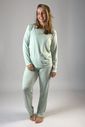 Pijama de amamentação manga longa - Verde água Pijama de amamentação manga longa - Verde água