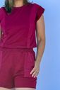 Conjunto amamentação muscle tee - Bordô Conjunto amamentação muscle tee - Bordô