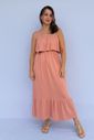 Vestido de Amamentação Babado - Rosa antigo Vestido de Amamentação Babado - Rosa antigo