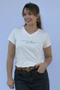 Camiseta de amamentação gola V - Feita para nutrir Camiseta de amamentação gola V - Feita para nutrir