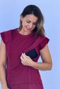 Conjunto amamentação muscle tee - Bordô Conjunto amamentação muscle tee - Bordô