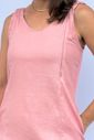 Vestido de Amamentação Regata Viscolinho - Rosê Vestido de Amamentação Regata Viscolinho - Rosê
