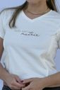 Camiseta de amamentação gola V - Feita para nutrir Camiseta de amamentação gola V - Feita para nutrir