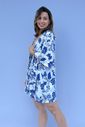 Conjunto - Kimono e short floral azul Conjunto - Kimono e short floral azul