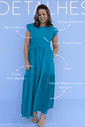 Vestido de amamentação Muscle tee - Báltico