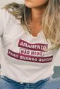 Camiseta De Amamentação - Amamento Não Nego Paro Quando Quiser Camiseta De Amamentação - Amamento Não Nego Paro Quando Quiser