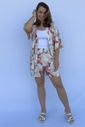 Conjunto - Kimono e short floral color Conjunto - Kimono e short floral color