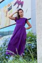 Vestido de amamentação Muscle tee - Roxo Vestido de amamentação Muscle tee - Roxo